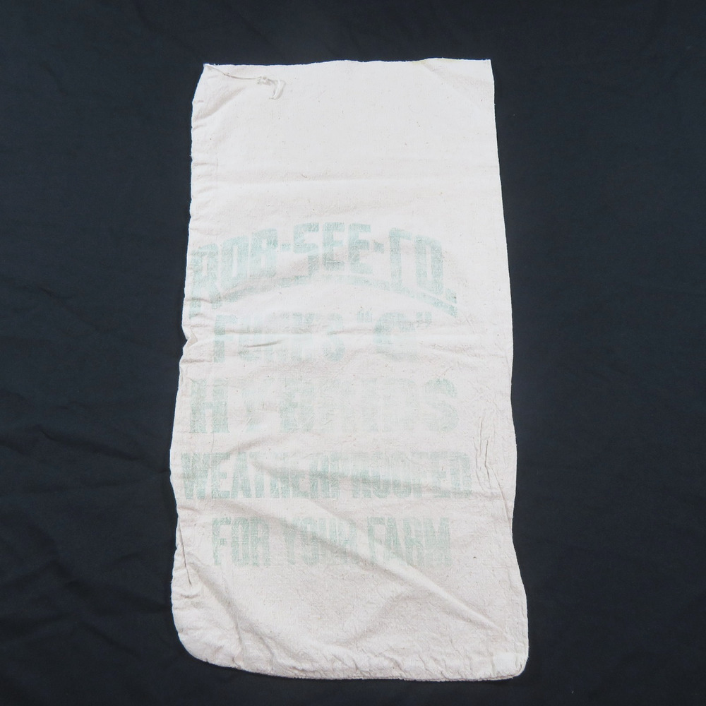 ROB-SEE-CO Funks "G" Hybrid Seed Bag Double Sided Print 27 x 14 Vintage